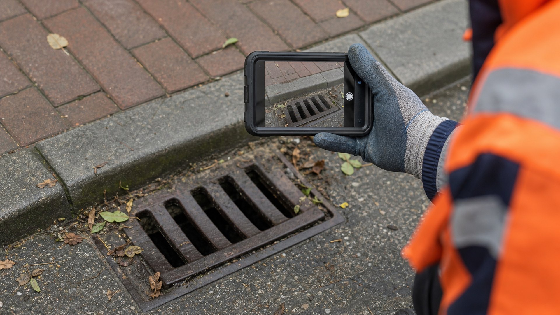 Foto-opname bij een buitenobject